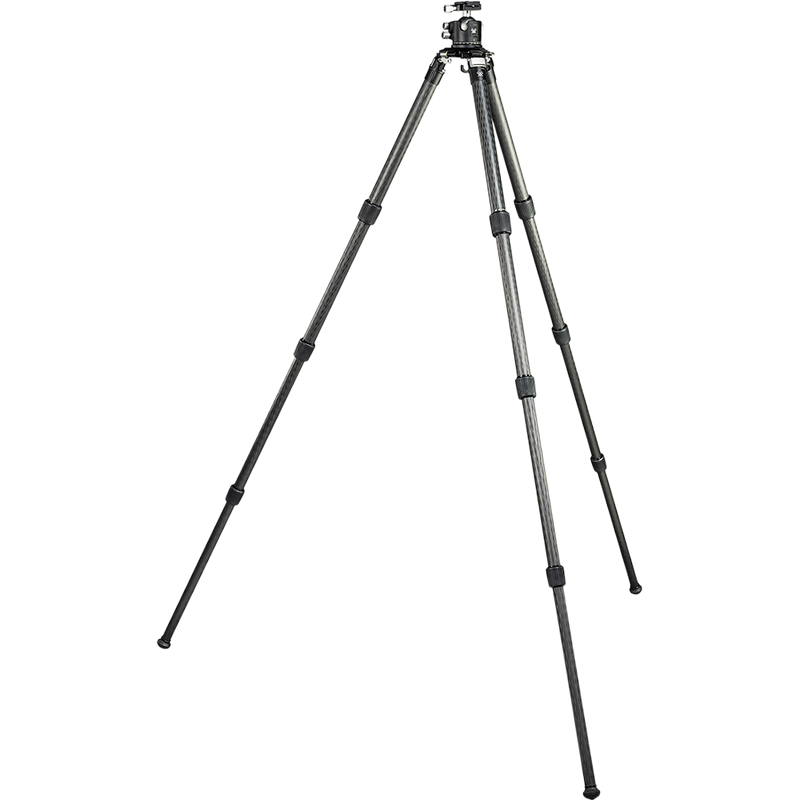 Load image into Gallery viewer, VORTEX RADIAN CARBON TRIPOD KIT WITH BALL HEAD | FRONT SIDE | FISHING WORLD GC CANADA
