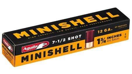 Aguila Minishell Shotshells 12 Ga 1-3/4″ Length 