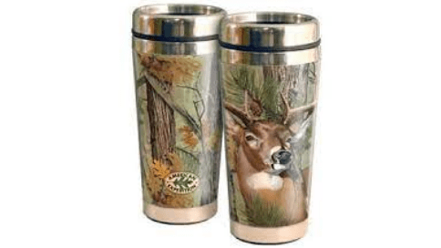 American Expedition Travel Mug Camo Series, Whitetail Deer