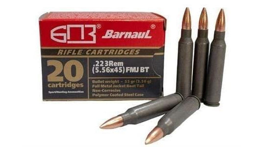 Barnaul 223 Rem 55GR FMJ, 500rd (Store Pick-Up Only)