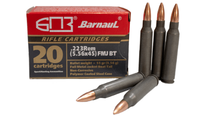 Barnaul .223 Rem 55 GR FMJ Ammunition, 20 Rounds