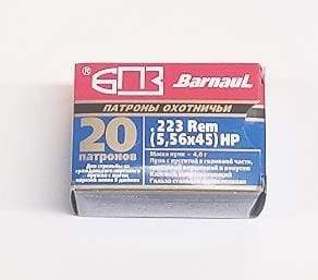 Barnaul 223 Rem Hp 62gr 20 Round