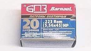 Barnaul 223 Rem Hp 62gr 20 Round