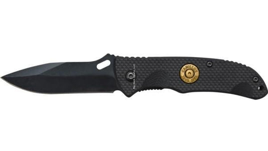 Camillus Folding Knife, Centrefire, .03 - 06 Shell Casing G10 Handle, 6.75