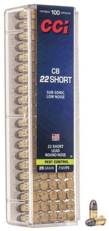 CCI 22 Short CB Sub-Sonic 29gr