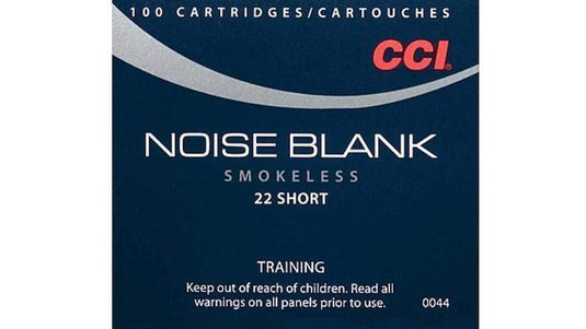 CCI Noise Blanks, 22 Short, 100 rounds