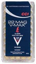 CCI 22 WMR V-Max Polymer Tip 30gr
