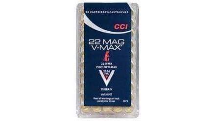 CCI 22 WMR V-Max Polymer Tip 30gr