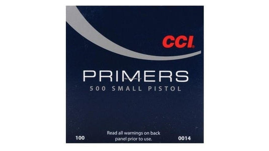CCI 500 Standard Small Pistol Primer, 1000 Ct