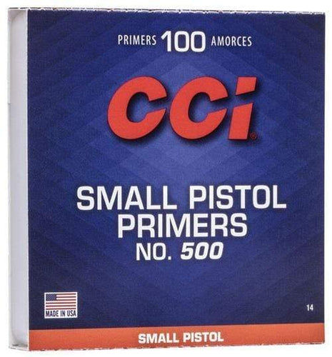 CCI Small Pistol Primers NO. 500