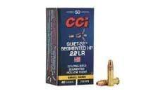 CCI Quiet-22 .22LR Segmented HP, 40GR