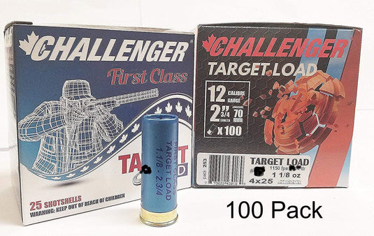 CHALLENGER SPORTING LOAD 100PK 12GA 2 3/4