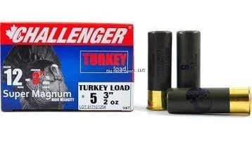 Challenger Ammo Turkey Shotshell 12 GA, 3", 2 oz,