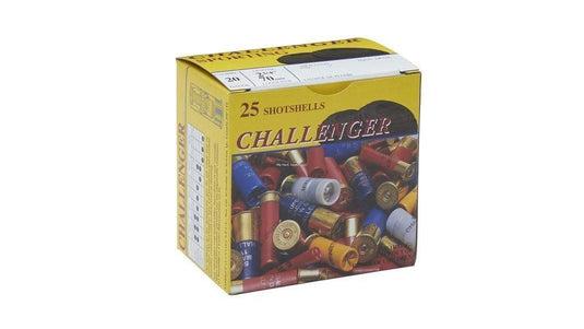 Challenger Ammo 10047 Standard 1004 Shotshell 20 GA, 2-3/4 in, No. 7-1/2, 7/8 oz