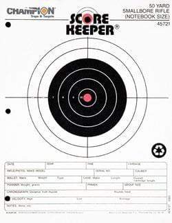 Champion Score Keeper 50' Pistol target 12 pk