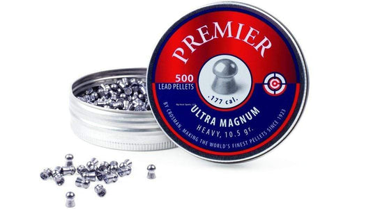 Crosman LUM77 Premier Domed Pellet .177, 10.5 Grain, 500 Count