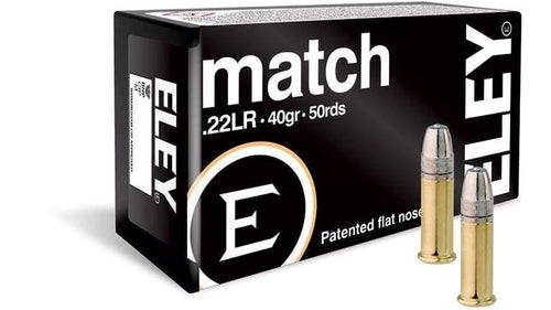 Eley Match 22LR 40gr - 50 Rounds