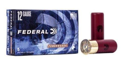 Federal Power Shok 12GA. 2-3/4" 00 Buck