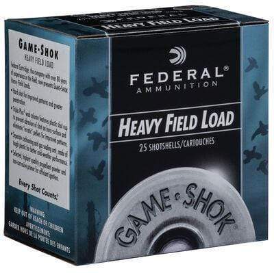 Federal 12 Ga Heavy Field Lead 2.75 #7.5 1 1/8