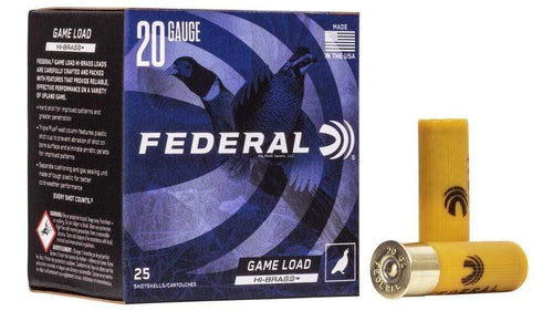 Federal Game-Shok Upland Hi-Brass 20 GA 2.75