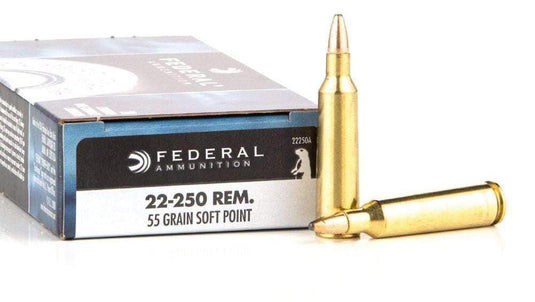 FEDERAL POWER SHOK 22-250 55 GRAIN SOFT POINT