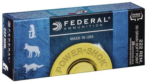 Federal 222 Rem Power Shock SP 50gr