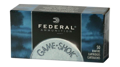 Federal 716 Game-Shok Rimfire Rifle Ammo 22 LR, #12 Lead Bird Shot, 25gr