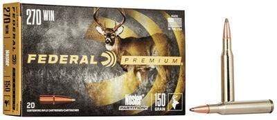 Federal 270 Win Nosler Partition 150gr P270E