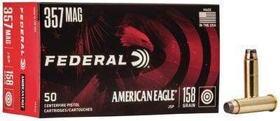 Federal American Eagle 357 Magnum 158 Gr JSP