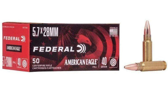 Federal American Eagle 5.72x28 FMJ 40