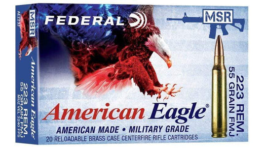 Federal American Eagle .223 Rem 55gr - 20 Rounds