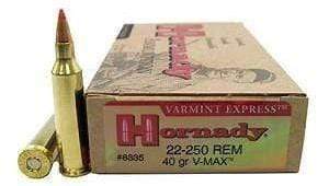 Load image into Gallery viewer, HORNADY VARMINT EXPRESS 22-250 40 GRAIN VMAX
