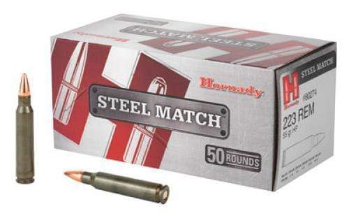 HORNADY 223REM 55GR HP STEEL MATCH