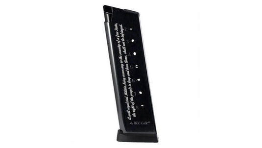 Mec-Gar 1911 Magazine 2A Engraving .45 ACP 8rd