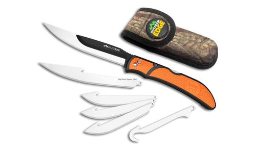 Outdoor Edge RazorBone Orange Folding Replacement Blade Knife
