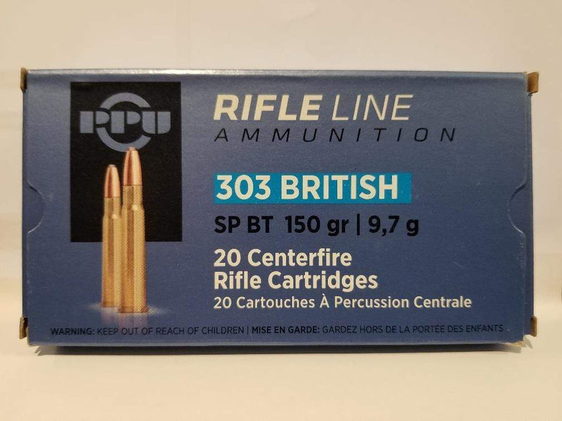 Load image into Gallery viewer, PPU PP303S1 .303 British SP 150gr, 20 Rounds
