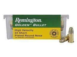 Remington 22 Short Golden Bullet, 100 Rounds