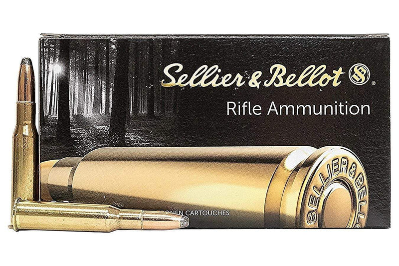 Load image into Gallery viewer, Sellier &amp; Bellot 7.62x54 R FMJ 180gr 20 Round Box
