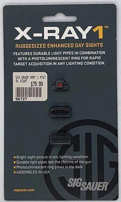 Sig Sauer X-RAY1 Ruggedized Enhanced Day Sights