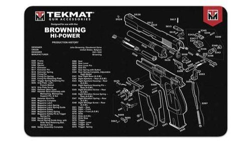 TekMat Gun Cleaning Mat, Browning Hi-Power