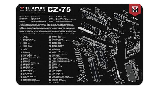 TekMat TEK-R17-CZ75 Gun Cleaning Mat, 11