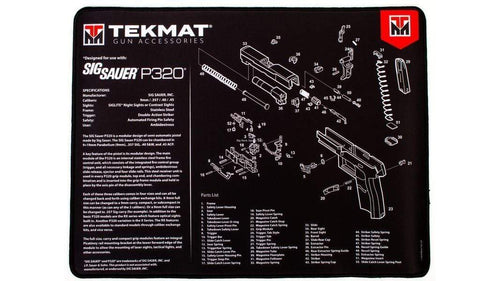 TekMat TEK-R20-SIGP320 Gun Cleaning Mat, 15