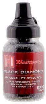 Hornady Black Diamond Steel BB's, .177 Cal, 1500 Ct