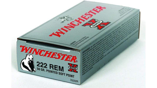 Winchester X222R Super-X Rifle Ammo 222 REM, PSP, 50GR, 20 ROUNDS