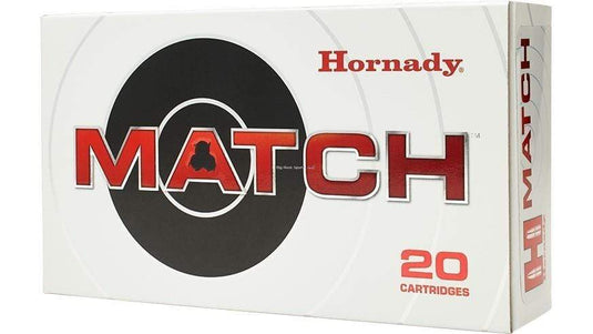 Hornady Match Rifle Ammo 308 Win 178Gr, Bthp Match, 20 Rounds